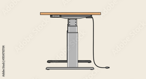 Electric Standing Desk Converter Base.