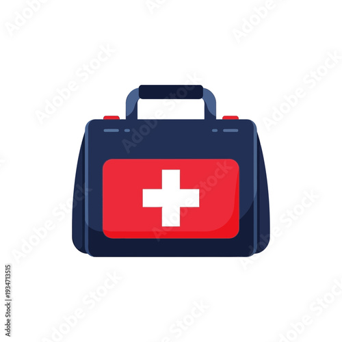 Essential Medical Aid: A Comprehensive Vector Illustration Of The First Aid Kit For Emergencies