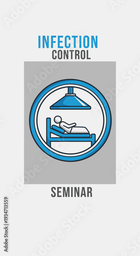 Essential Infection Control Seminar Icon Design: Healthcare, Prevention, and Patient Care Guidance