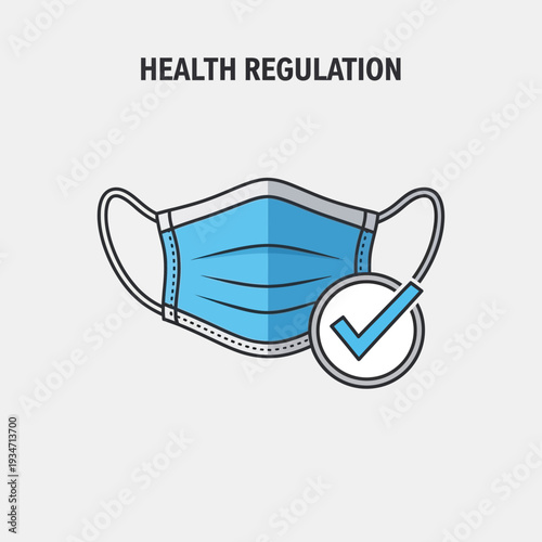 Essential Medical Mask Symbolizing Health Protection and Disease Prevention for Public Safety