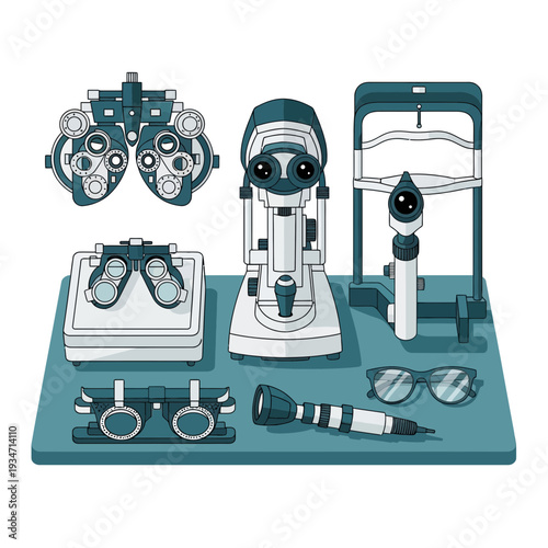 Essential Ophthalmic Instruments Illustrated: A Comprehensive View of Eye Care Equipment