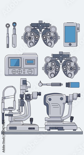 Essential Ophthalmic Instruments Illustrated: A Comprehensive Visual Guide to Eye Care Equipment