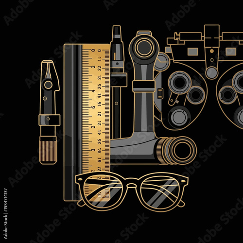 Essential Ophthalmic Instruments Illustrated: A Detailed Representation for Vision Care