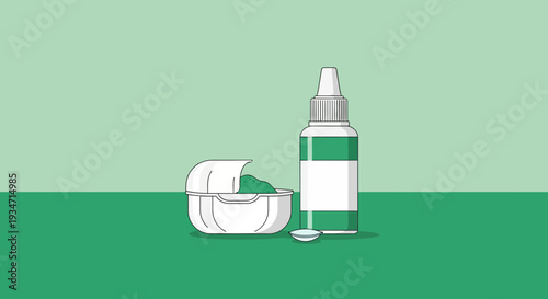 Eye Care Essentials: Contact Lenses, Solution, And Cleaning Case For Visual Wellbeing