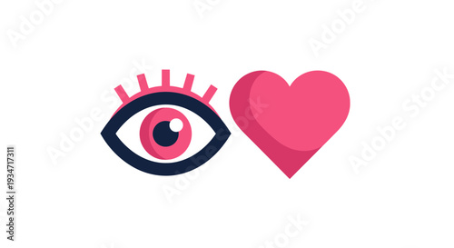 Eye Meets Heart: A Visual Representation of Affection and Emotional Connection
