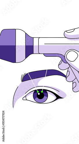 Futuristic Ophthalmic Examination: Innovative Eye Care Technology And Vision Assessment