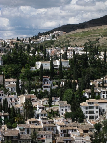 European Spain hillside town