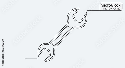 Adjustable Wrench Tool for Repair.