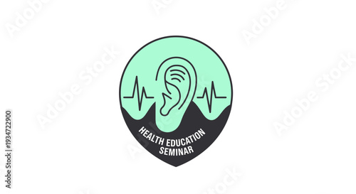 Hearing Healthcare Seminar Logo Design For Health Education And Awareness Campaigns