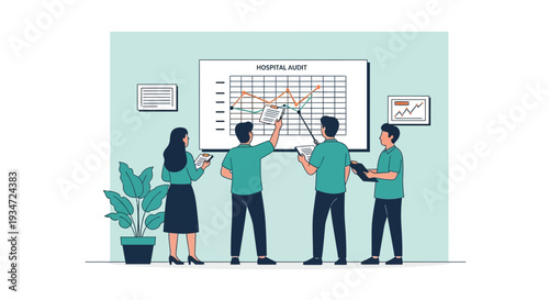 Hospital Audit Presentation Illustrates Business Analysis and Strategic Planning