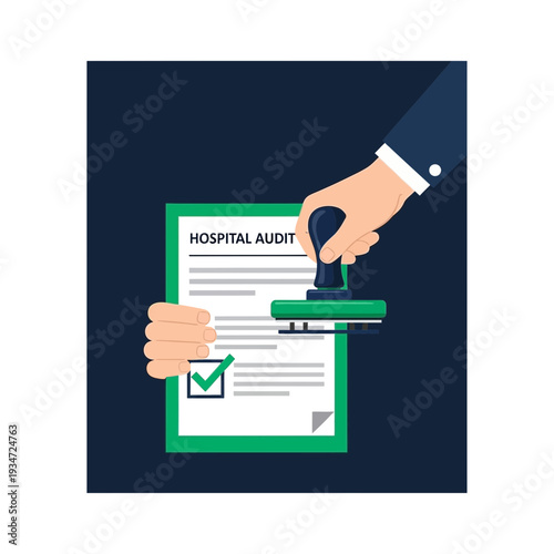 Hospital Audit Verification: Document Review and Approval Process in Healthcare System