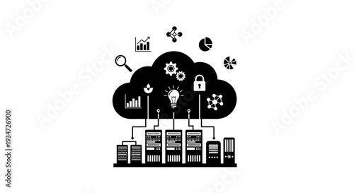 Cloud computing data storage system.