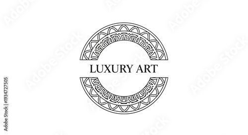 Luxury Art Logo Design Elements.