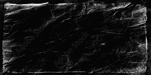 A dark grunge black leather and paper texture design featuring a rough stone marble pattern and vintage concrete wall material for a textured surface backdrop