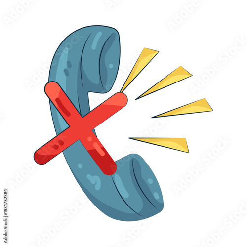 Illustration of No Phone Calls Allowed  