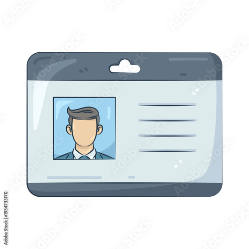 Illustration of Identification Card