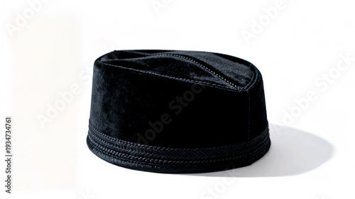 Wallpaper Mural A classic plain black velvet songkok or peci, a traditional headwear commonly worn by Muslim men in Southeast Asia. Torontodigital.ca