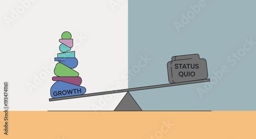 Work Life Balance on Seesaw.