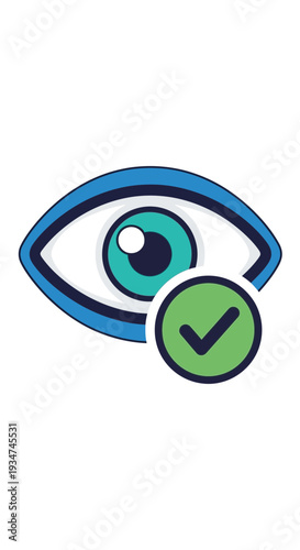 Iconic Representation of Verified Vision and Approved Observation in Digital Illustration