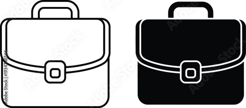 Briefcase icon business and professionalism to carry documents, books, or other items, typically used by professionals.