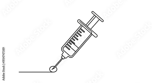 Medical Syringe Needle Injection Healthcare.