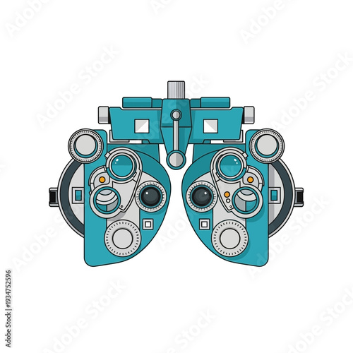 Illustration Of A Professional Ophthalmic Tool For Precision Vision Correction And Eye Care