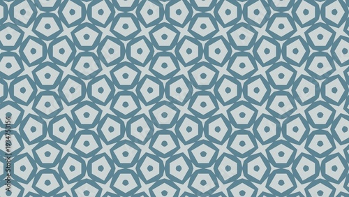 A blue and white patterned background