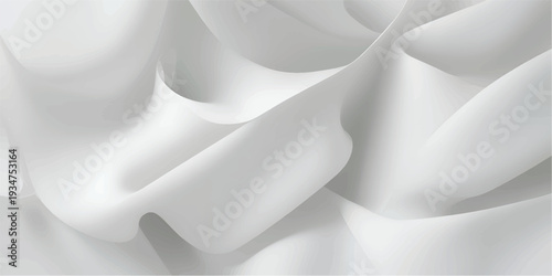 An elegant abstract silk satin background featuring smooth rippled waves of luxury fabric material with a soft shiny texture and flowing curves for a decorative fashion backdrop