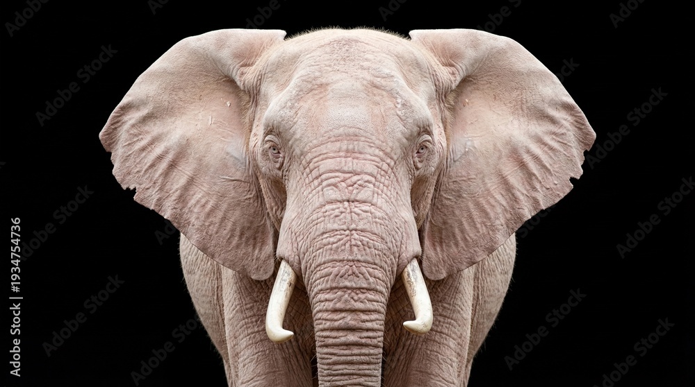 Obraz premium the rare white elephant