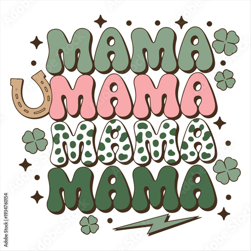 st vector, st patricks day design