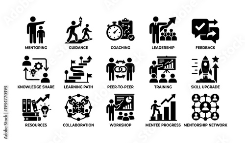 Icons of mentoring and skill development in professional growth