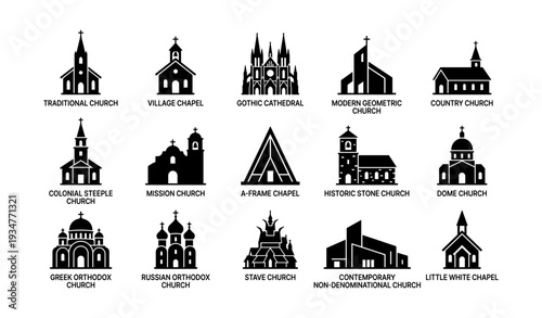 Iconic church architecture: styles from gothic to modern geometric