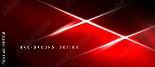 Abstract red background. Diagonal lines create dynamic light effects. Modern design suitable for presentations, banners, posters.