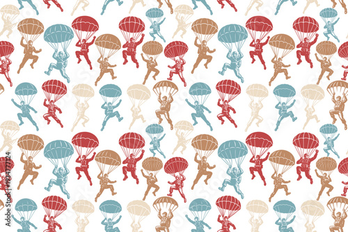 Airborne symbol seamless pattern design