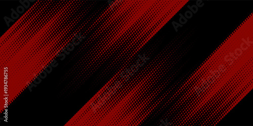 Halftone dots red and blue color pattern gradient grunge texture background. Dot pop art comic sport style vector illustration. modern background