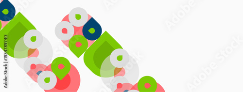 Colorful overlapping circles form word proto. Design features pastel shades, simple geometry, modern aesthetic. Clean background enhances visual impact.