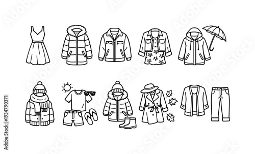 Communication flat icon set. chat, email, messaging tools in flat style.