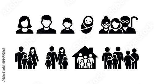 Health and fitness solid icon set. exercise, gym, nutrition icons solid collection