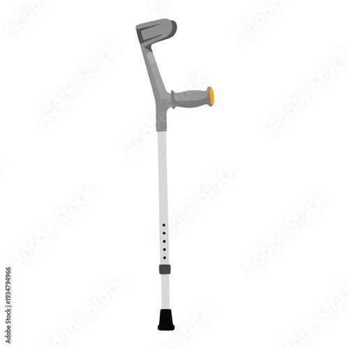 Ergonomic Walking Cane with Adjustable Height and Comfortable Grip