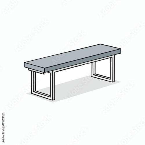 Modern Minimalist Work Desk for Office or Studio Space