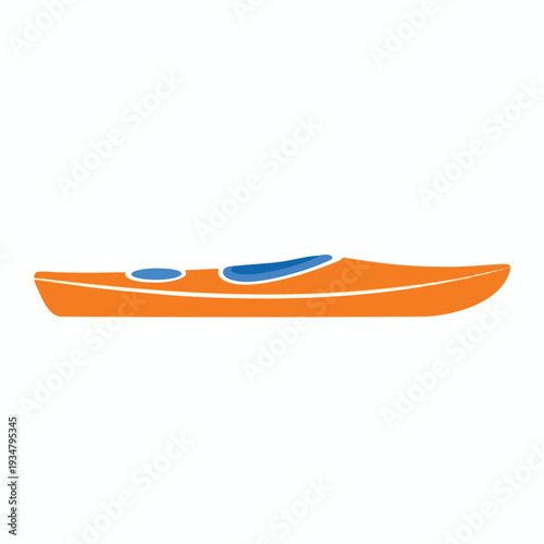 Elegant Outdoor Kayak on Calm Water with Clear Sky