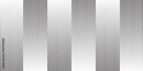 Abstract Black and White Vertical Lines Pattern with Halftone Gradient Effect for Modern Minimalist Design