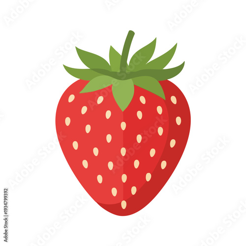 Vibrant Strawberry Illustration