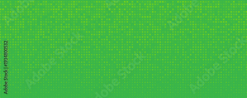 Disco ball pattern - vivid lime green square mosaic background, small tiles for circular party light reflections. Bright abstract graphic design for nightclub posters, event invitations or packaging.