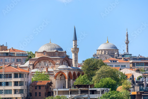 Photography Panoramic view of Rum Mehmed Pasha and Ayazma Mosques in Üsküdar, Istanbul