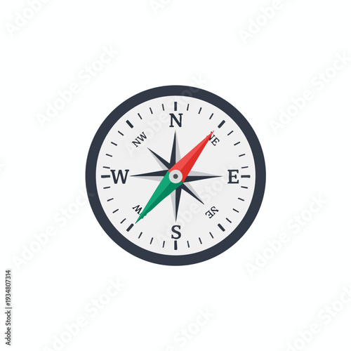 Free Download Colorful Compass for Outdoor Adventure and Navigation - GFXLoad