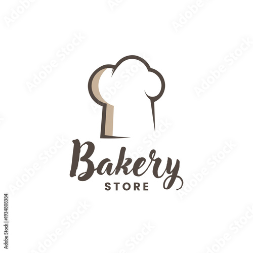 bakery store logo, chef hat