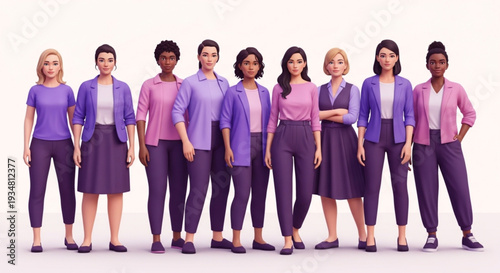 A Diverse Group of United Women.