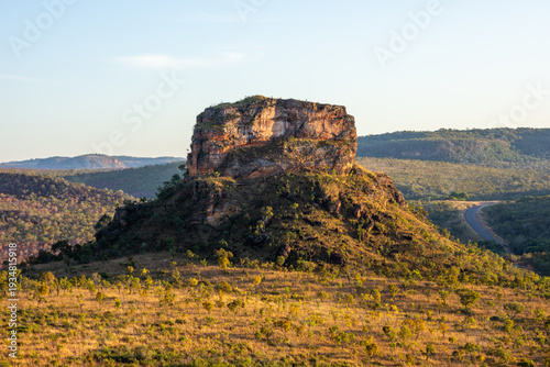 Landscape of Maranhao and some rock formations from Pedra Caida Tourist Complex - Maranhão, Brazil