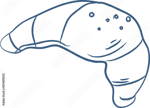 Croissant Bakery Sketch